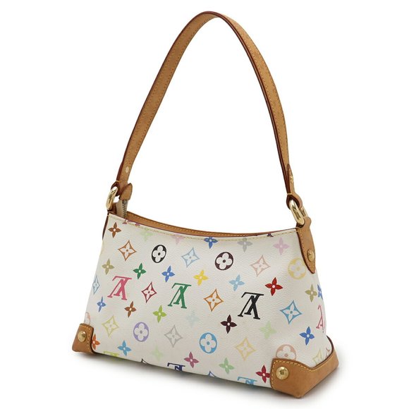 LOUIS VUITTON Louis Vuitton Monogram Multicolor Eliza Shoulder Bag Blanc White - Picture 3 of 9
